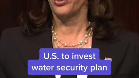 Vice President Kamala Harris emphasized that water access is a