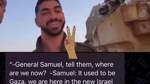 SAMUEL-IT WAS GAZA NOW ISRAEL THEY NOT HERE WE ARE-ME OOPS