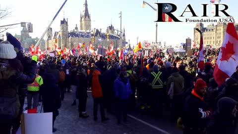 Truckers Freedom Convoy: Scenes From The Inspiring Demonstraton