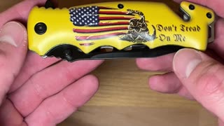 Don't Tread on Me | Master USA - AO Rescue Knife
