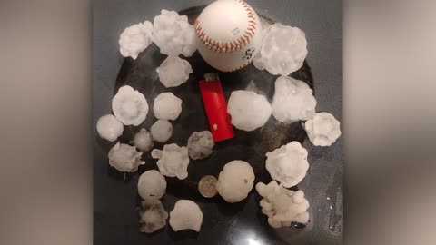 Severe weather in Mississippi causes grapefruit size hail in Missouri