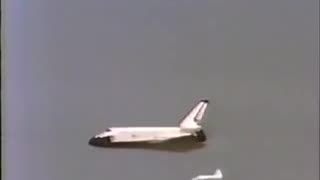 First space shuttle landing Columbia 1981