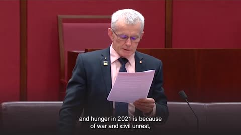 SENATOR MALCOLM ROBERTS: UN Wants to Ban More Than One Bite of Meat a Day