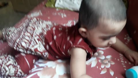 how baby get down from sofa