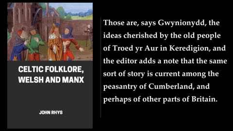 Celtic Folklore, Welsh and Manx (2-2) 📖 By John Rhys. FULL Audiobook