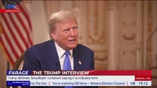 President Trump - Nigel Farage Interview