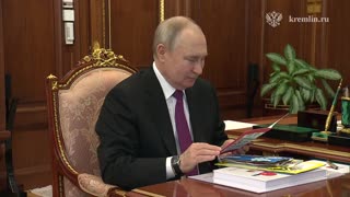 Russian President Vladimir Putin met with Archpriest Alexander Tkachenko on Children's Day