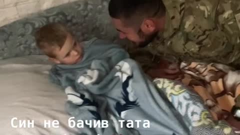 The boy had not seen his father for 7 months