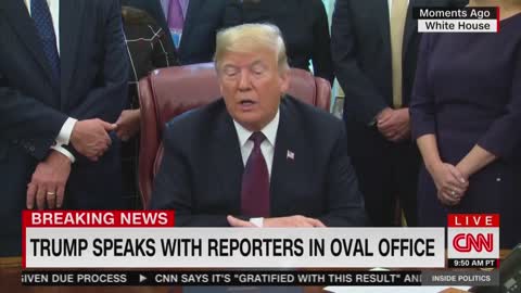 Trump Responds To Acosta Getting Press Credentials Back!