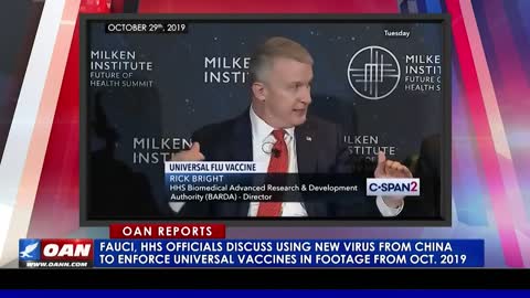 Fauci, HHS Officials Discuss Using New Virus From China..