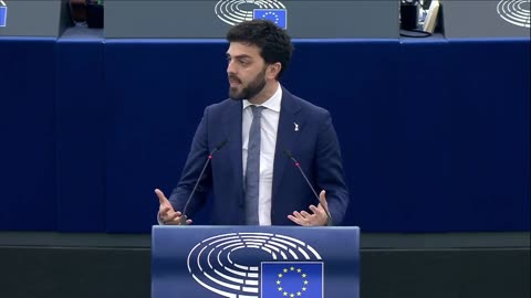 🔴 Intervento del Pres. del Gruppo Identità e Democrazia, Marco Zanni in Aula al Prlam. UE (23-4-24).