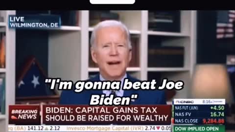 Biden Says: “He Will Beat Joe Biden