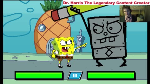 SpongeBob SquarePants VS DoodleBob In A Nick's Not So Ultimate Boss Battles Match With Commentary