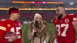 Patrick Mahomes says he'll be good and talks about win with Travis Kelce