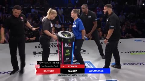 First Women's Match in Power Slap History | Sheena Bathory vs Christine Wolmarans