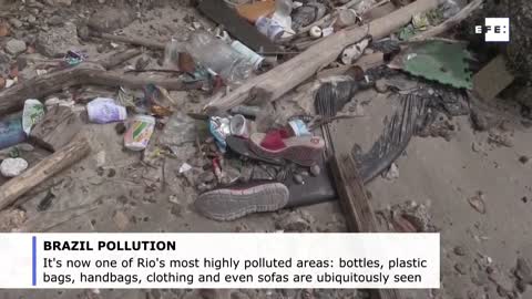Waves of trash expose Rio's environmental deterioration
