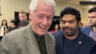 Juan More News Confronts Bill Clinton About His Alleged Connections To Jeffrey Epstein