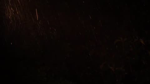 Rain Shower at Midnight | [Nature Sound] for Relaxation Meditation and Deep Sleep