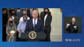 Biden EMBARRASSES Himself on NATIONAL TV, Can't Remember Woke Snowflake Megan Rapinoe's Name