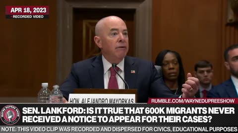 Lankford Challenges Mayorkas for Hiding the Truth on the Border from the American People