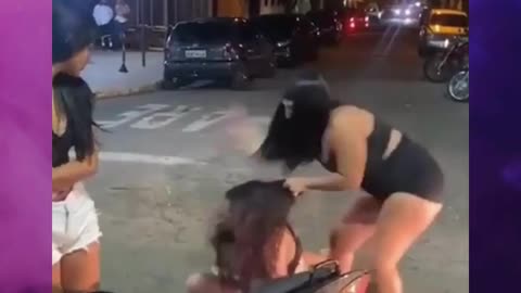 Brazilian Woman Gets Pulled Off Motorcycle By Her Hair And Beat Up For Allegedly Talking Ish