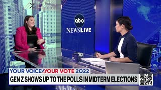 Gen Z shows up at the polls in historic numbers for midterm elections