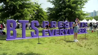 BTS fans pack Seoul park for 10-year anniversary