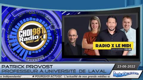 Professeur Patrick Provost : le véritable portrait de la covid-19 au Québec