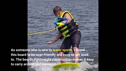 Read Comments: ZUP YouGo Board and Handle Combo, All-in-One Kneeboard, Wakeboard, Wakeskate, an...