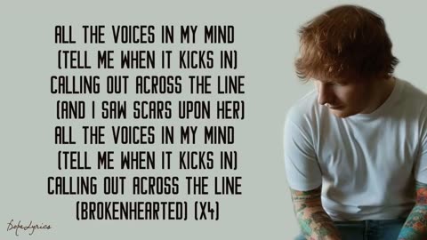 Bloodstream - Ed Sheeran (Lyrics Video)