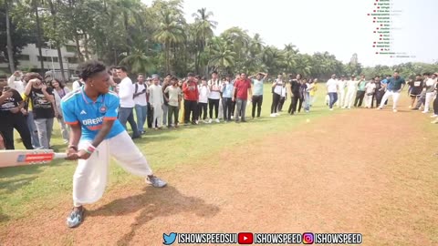 iShowSpeed Plays Cricket In India