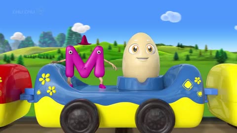 ABC Song with ChuChu Toy Train - Alphabet Song for Kids