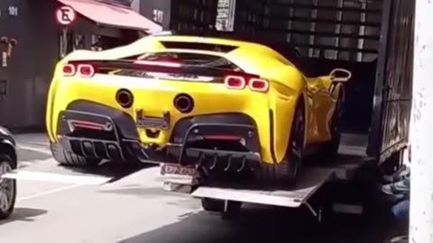 Ferrari crash delivery fail