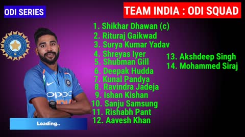 India Tour Of Zimbabwe ODI Series 2022 Team India Final Squad IND vs ZIM ODI Best Squad 2022
