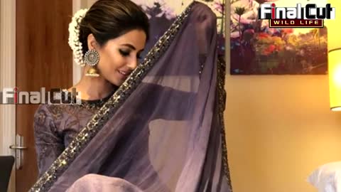 London के Event में Indian Beauty बनकर पहुंची HINA KHAN WATCH VIDEO HINA KHAN FCN