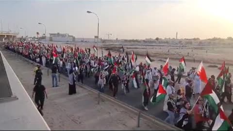 BAHRAINI PROTESTERS DEMANDED THE CLOSURE OF ISRAELI EMBASSY IN MANAMA