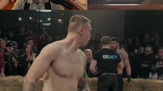 CRAZY Heavy Weight Bare Knuckle Fight - Old Man React