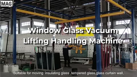 Window Glass Vacuum Lifting Handling Machine #glass #insulatingglass #lift