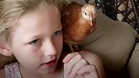 Girl With Autism Is A Chicken Whisperer | The Dodo