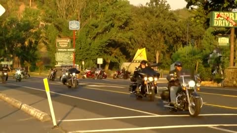 California bikers escort bullied special needs teen to school (1)