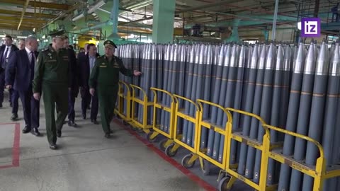 Russian Minister Of Defense Sergey Shoigu Inspects Military Production