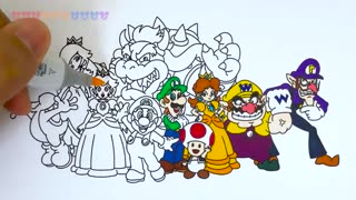 How to Draw Super Mario Characters