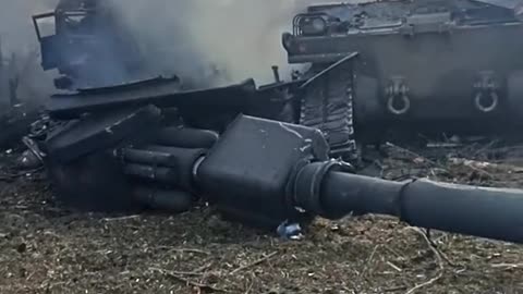 Another Polish self-propelled gun AHS Krab destroyed