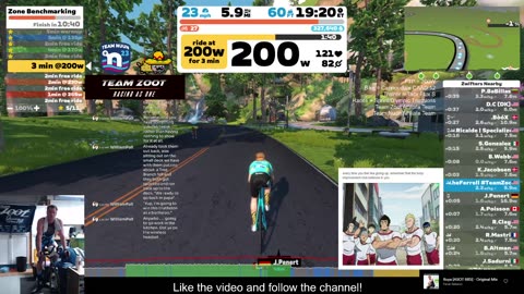 Zwift Ride - Intro Workout to confirm FTP