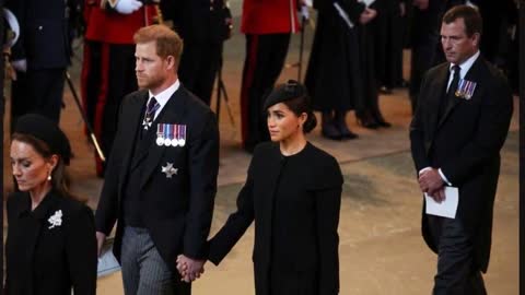Meghan Markle & Prince Harry Demoted Along With Prince Andrew Following Queen's Death
