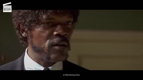 PULP FICTION: Ezekiel 25:17, The path of the righteous man... Samuel L Jackson, John Travolta