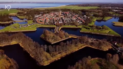 Naarden: historic canal city and castle town in the Netherlands