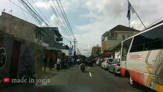 Driving Around : Letjend Soeprapto Street Yogyakarta Indonesia