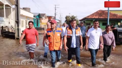 Terrible flood today in Brazil ||Brazil flooding 2022