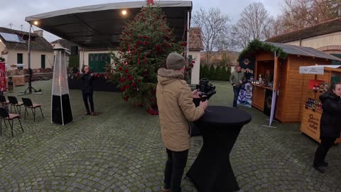 El mercado de navidad de los reyes de Rumania esta bonito